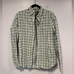 Bonobos‎ blue and white patterned button down shirt